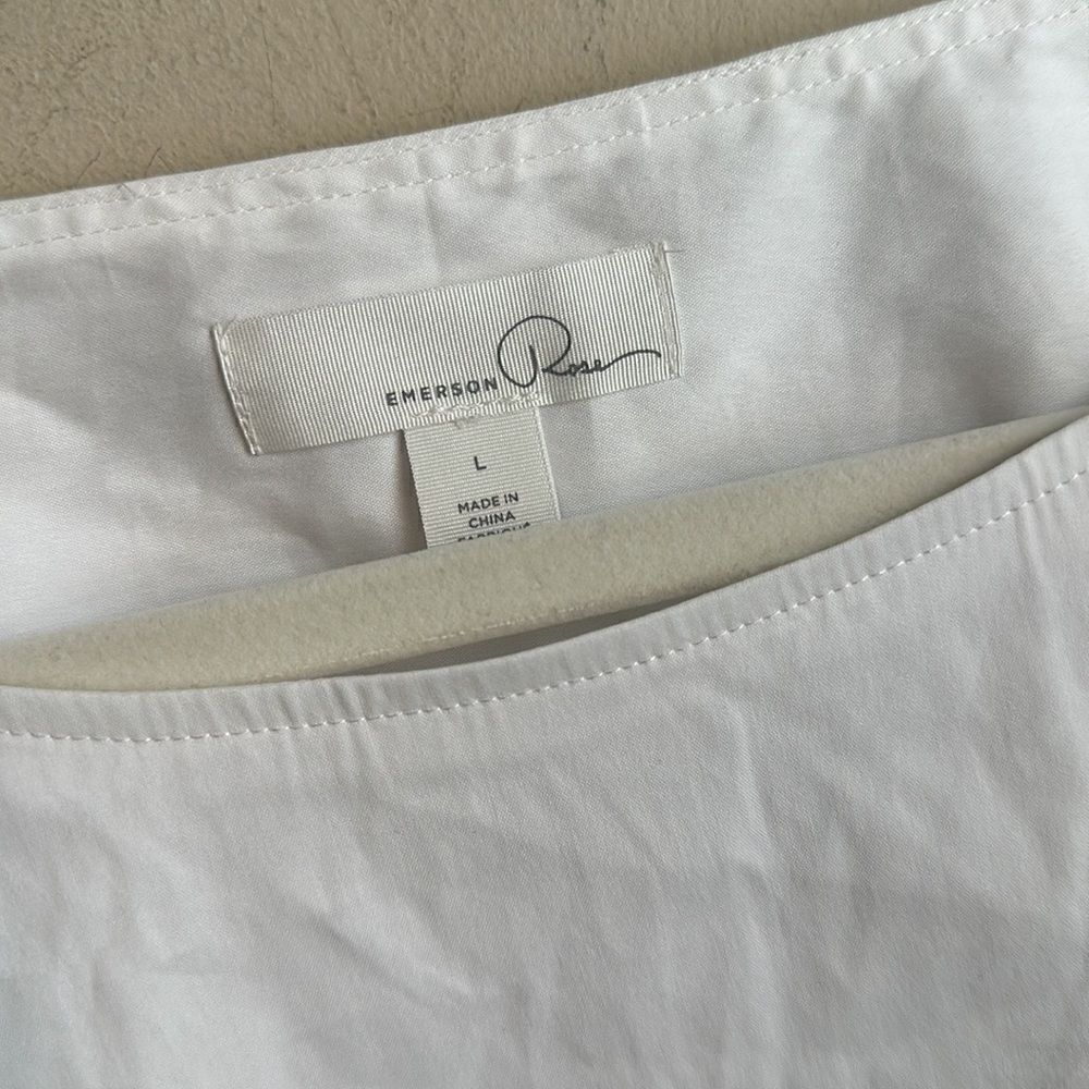 Emerson Rose White Blouse L - Picture 6 of 7